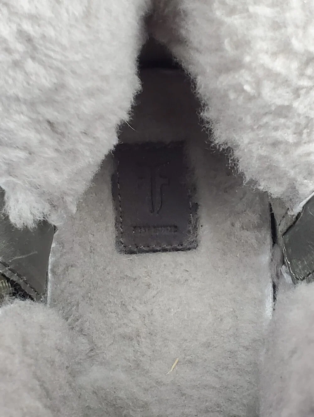 Frye Gia Lug Shearling Double Zip Boot Size 8.5